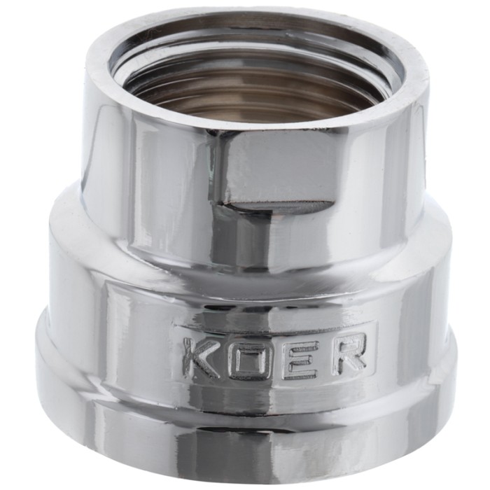 Муфта редукційна 1"х1-1/4" (хром) Koer KF.C1012.chr (KF0123) Муфта редукційна 1"х1-1/4" (хром) Koer KF.C1012.chr (KF0123)