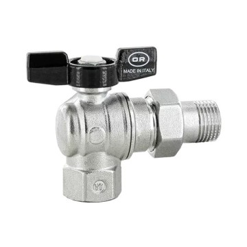 Кран кульовий з напівзгоном Officine Rigamonti Aurea PN35 1/2", кутовий (1120.115)