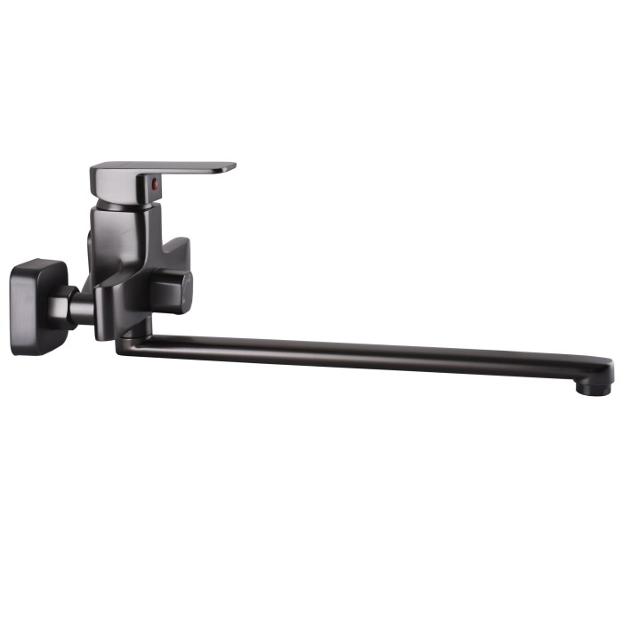 Змішувач для ванної Globus Lux Milano GLM-0208N-11-Graphite- EURO латунь L350мм.Графіт Блиск. Змішувач для ванної Globus Lux Milano GLM-0208N-11-Graphite- EURO латунь L350мм.Графіт Блиск.