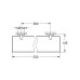 Полиця для ванної кімнати скляна Grohe Essentials New (40799001)