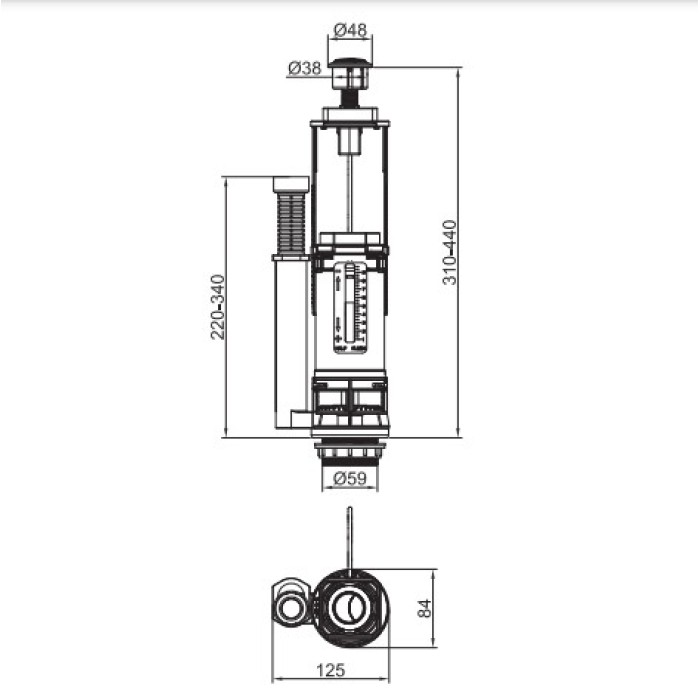 Комплект арматури: Koer KT-0301-1/2 Комплект арматури: Koer KT-0301-1/2