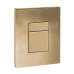 Панель змиву Koer KT-0607-12 157x198x10mm пластикова, кнопка квадратна (колір матове золото) (KR5715)