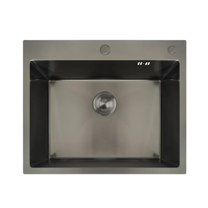 Мийка MIXXUS MH6050 GRAPHITE (MH6050 NANO-BLACK) (3.0/0.8) з нерж. сталі (колір графіт) (MX1933) Мийка MIXXUS MH6050 GRAPHITE (MH6050 NANO-BLACK) (3.0/0.8) з нерж. сталі (колір графіт) (MX1933)