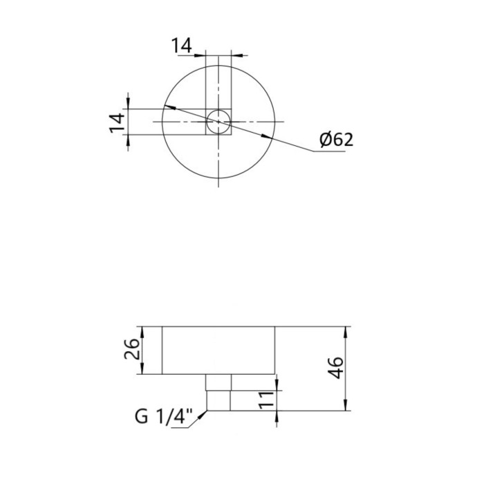 Манометр із гліцерином Thermo Alliancе Forte 4 бар, 1/4"З, нижнє підключення TAF170G4B Манометр із гліцерином Thermo Alliancе Forte 4 бар, 1/4"З, нижнє підключення TAF170G4B