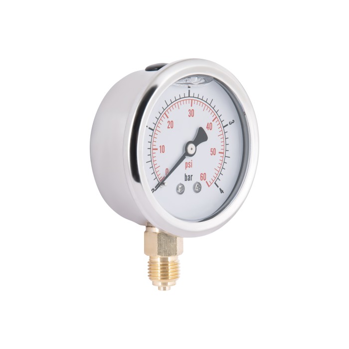 Манометр із гліцерином Thermo Alliancе Forte 4 бар, 1/4"З, нижнє підключення TAF170G4B Манометр із гліцерином Thermo Alliancе Forte 4 бар, 1/4"З, нижнє підключення TAF170G4B