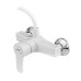 PLAMIX MARIO-003 SET WHITE Змішувач для душа (зі шлангом, лійкою та кронштейном)(Кол.білий)(30шт/ящ)