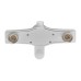 PLAMIX MARIO-003 SET WHITE Змішувач для душа (зі шлангом, лійкою та кронштейном)(Кол.білий)(30шт/ящ)