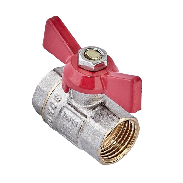 Кран кульовий Waterpro WP602-15FFW - 1/2" ГГМ (сталевий метелик) (WP3290) Кран кульовий Waterpro WP602-15FFW - 1/2" ГГМ (сталевий метелик) (WP3290)