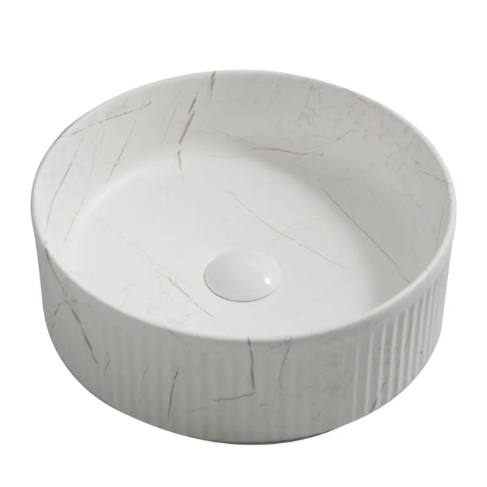 Раковина накладна Mixxus Premium WAVE-0102 MARBLE 370х370х130mm (MP6528) Раковина накладна Mixxus Premium WAVE-0102 MARBLE 370х370х130mm (MP6528)