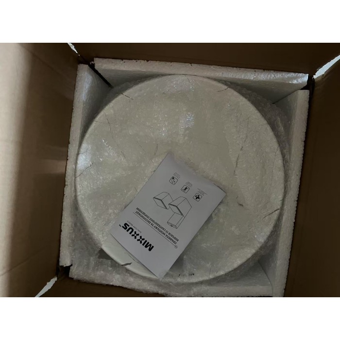 Раковина накладна Mixxus Premium WAVE-0102 MARBLE 370х370х130mm (MP6528) Раковина накладна Mixxus Premium WAVE-0102 MARBLE 370х370х130mm (MP6528)