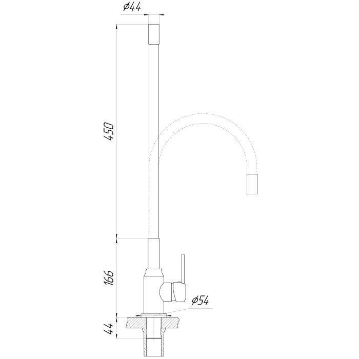 Змішувач для кухні DOMINO ELLIPSE DCC-203L-BLACK гофровилив Чорний,,На Гайці Змішувач для кухні DOMINO ELLIPSE DCC-203L-BLACK гофровилив Чорний,,На Гайці