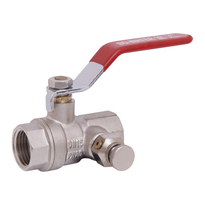 Кран кульовий з краном Маєвського Thermo Alliance Standart 1/2"В SD320W15 Кран кульовий з краном Маєвського Thermo Alliance Standart 1/2"В SD320W15