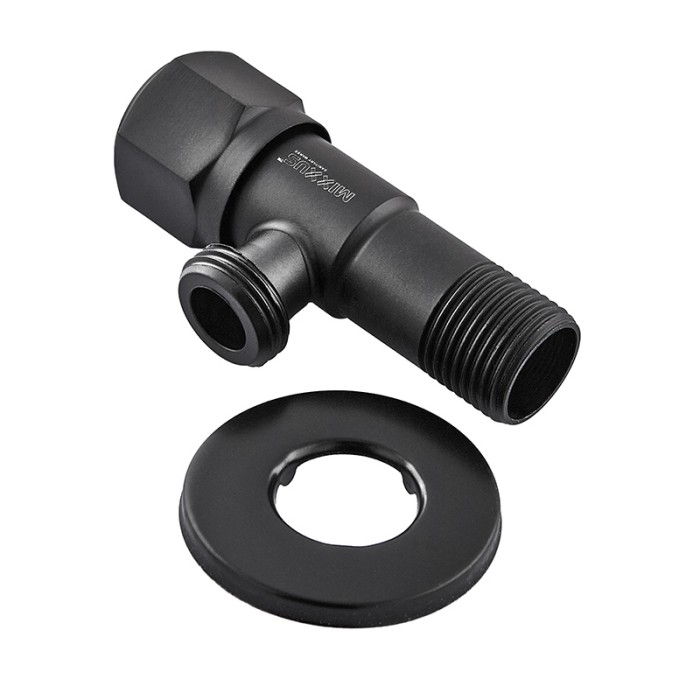 Кран для підключення сантехприладів Mixxus VAL-06-1/2x1/2 Black з нерж.ст.SUS304(чорн.) (MI6058) Кран для підключення сантехприладів Mixxus VAL-06-1/2x1/2 Black з нерж.ст.SUS304(чорн.) (MI6058)