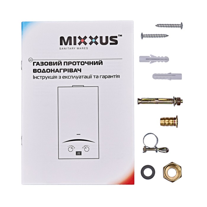 Газова колонка MIXXUS GWH-0510 BASIC GLASS димохідна 10 л/хв (панель зі скла з малюнком) (WH0026) Газова колонка MIXXUS GWH-0510 BASIC GLASS димохідна 10 л/хв (панель зі скла з малюнком) (WH0026)
