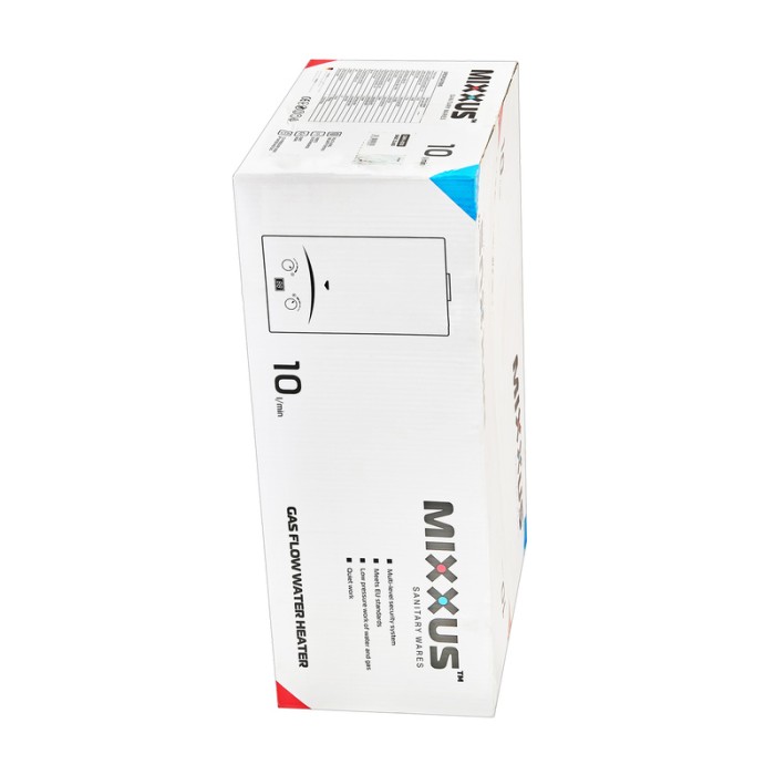 Газова колонка MIXXUS GWH-0510 BASIC GLASS димохідна 10 л/хв (панель зі скла з малюнком) (WH0026) Газова колонка MIXXUS GWH-0510 BASIC GLASS димохідна 10 л/хв (панель зі скла з малюнком) (WH0026)