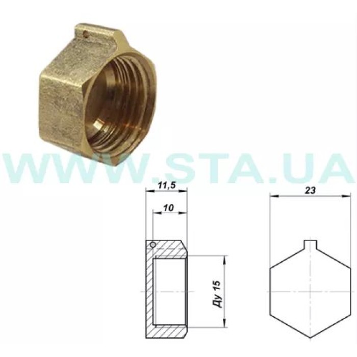 Заглушка 1/2" В STA {1000/20} Заглушка 1/2" В STA {1000/20}