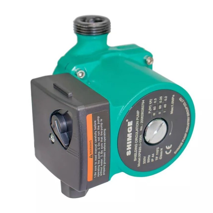 Насос циркуляційний SHIMGE XPS 20-4-130B, Qmax=2,2м³ Насос циркуляційний SHIMGE XPS 20-4-130B, Qmax=2,2м³