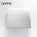 Тропічний душ GAPPO G28, 200x200 мм, нержавіюча сталь, хром