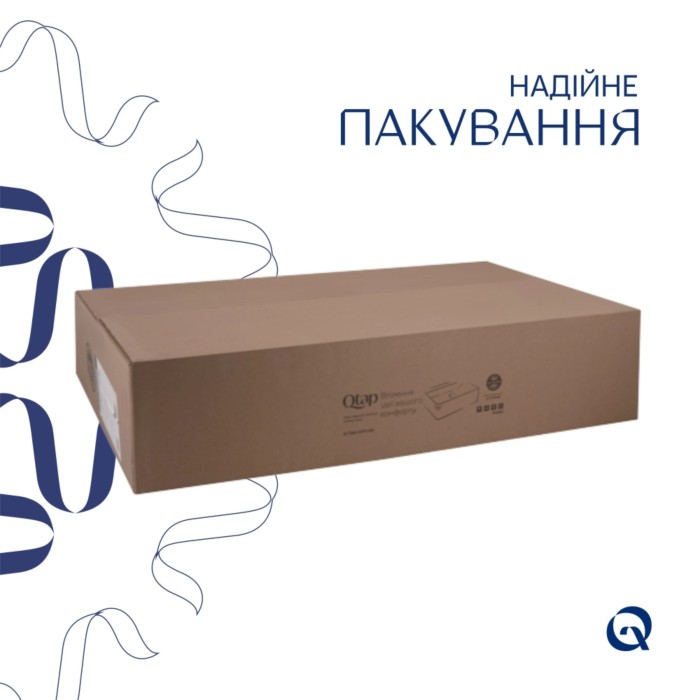 Комплект Qtap Kolibri: Раковина накладна 425x425x140 мм, White, квадратна + Донний клапан Pop-up PU02 Комплект Qtap Kolibri: Раковина накладна 425x425x140 мм, White, квадратна + Донний клапан Pop-up PU02