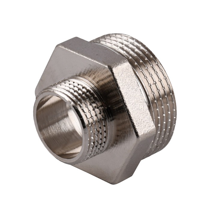Ніпель редукційний 1 1/4″х 3/4″ЗЗ нікельований NN642S OPTIMUM Ніпель редукційний 1 1/4″х 3/4″ЗЗ нікельований NN642S OPTIMUM
