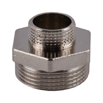 Ніпель редукційний 1 1/4″х 3/4″ЗЗ нікельований NN642S OPTIMUM