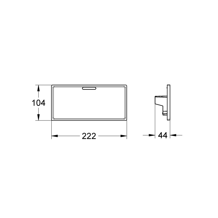 Поличка на термостат Grohe Grohtherm Cube (18700000) Поличка на термостат Grohe Grohtherm Cube (18700000)