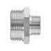 Ніпель редукційний Nolf NFC.N0406-N-1/2''x3/8" нікельований (NF3082)
