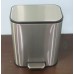 Відро для сміття з плавним закриттям прямокутне Mixxus Cubic-TC0105 SS Color 5л колір наржавійка (MI7088)