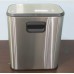 Відро для сміття з плавним закриттям прямокутне Mixxus Cubic-TC0105 SS Color 5л колір наржавійка (MI7088)