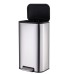 Відро для сміття з плавним закриттям прямокутне Mixxus Cubic-TC0105 SS Color 5л колір наржавійка (MI7088)