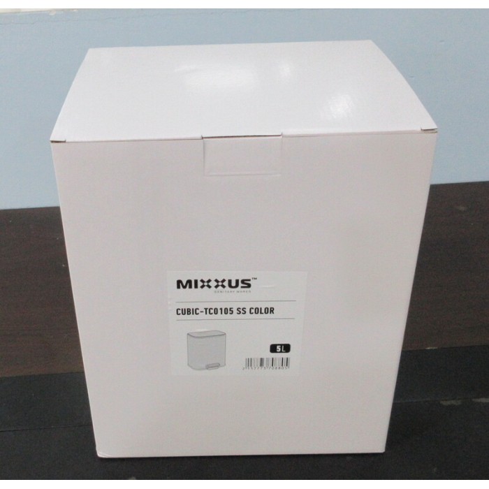 Відро для сміття з плавним закриттям прямокутне Mixxus Cubic-TC0105 SS Color 5л колір наржавійка (MI7088) Відро для сміття з плавним закриттям прямокутне Mixxus Cubic-TC0105 SS Color 5л колір наржавійка (MI7088)