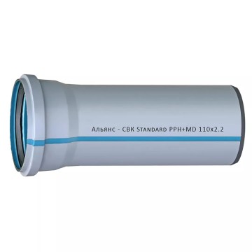 Труба СВК-Альянс ПП 110*2,2*3000 Standart синя {10}