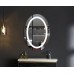 Дзеркало Mixxus PLAIN MV02-60x80 з Led Touch, Anti-fog, димером, регулятором яскравості, годинником (MI6933)