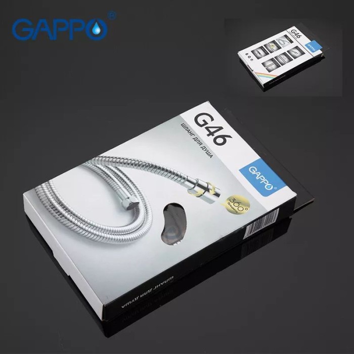 Душовий шланг GAPPO G46, 1500 мм, хром Душовий шланг GAPPO G46, 1500 мм, хром