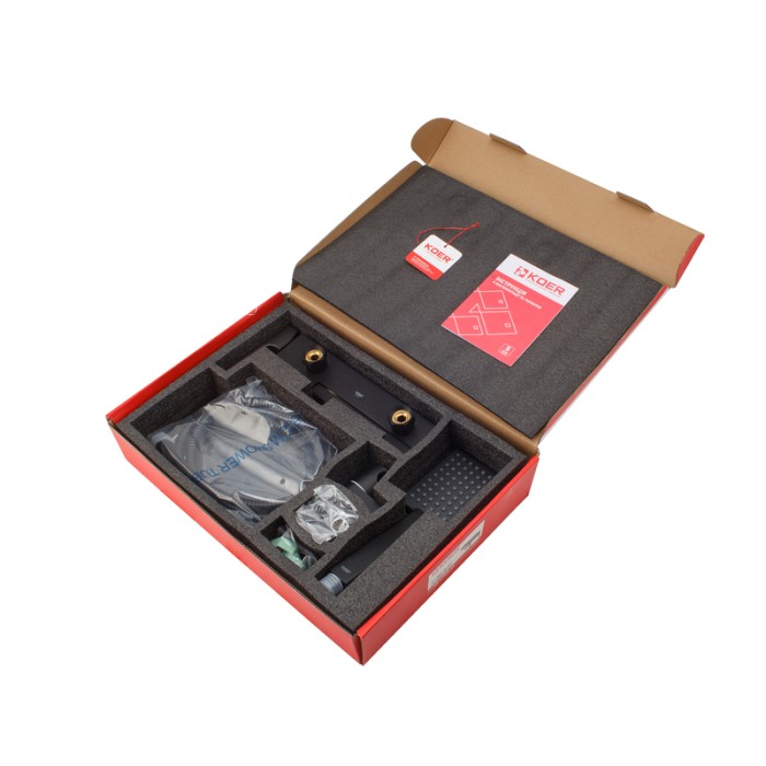 Змішувач для ванни з коротким виливом Koer KB-41009-05 (Колір чорний) (KR3503) Змішувач для ванни з коротким виливом Koer KB-41009-05 (Колір чорний) (KR3503)