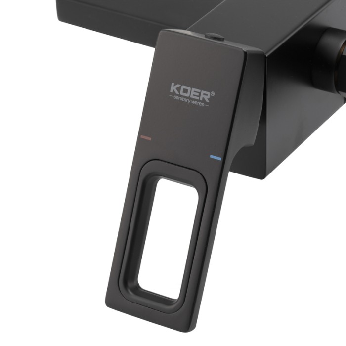 Змішувач для ванни з коротким виливом Koer KB-41009-05 (Колір чорний) (KR3503) Змішувач для ванни з коротким виливом Koer KB-41009-05 (Колір чорний) (KR3503)
