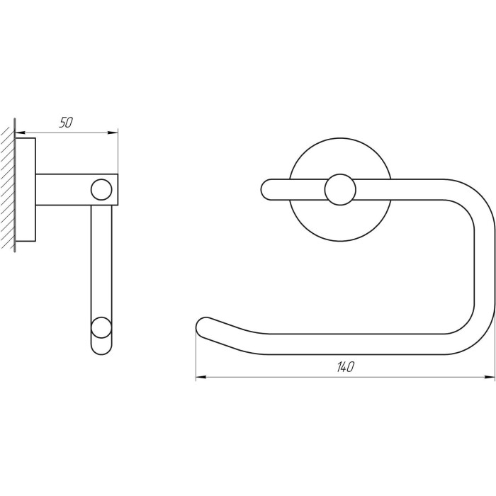 Тримач туалетного паперу Perfect Sanitary Appliances SP 8116 Тримач туалетного паперу Perfect Sanitary Appliances SP 8116