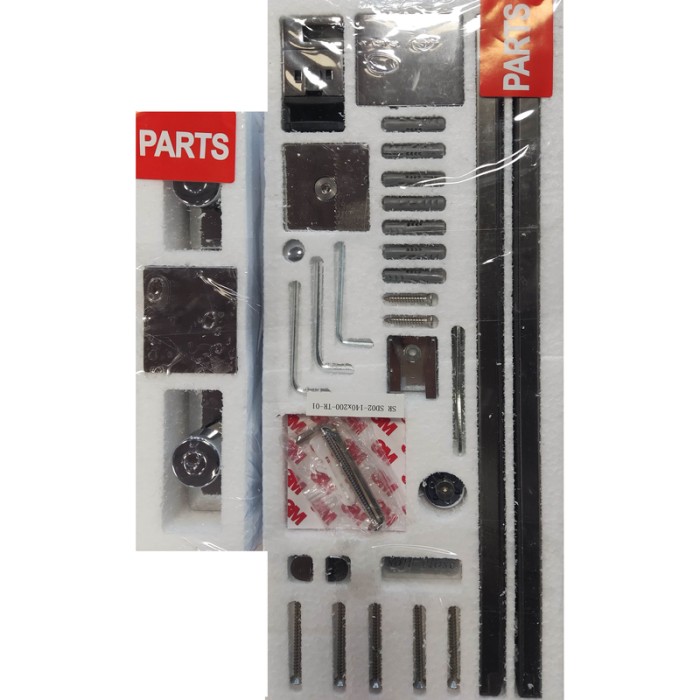 Двері в нішу Koer SR SD02-140x200-TR-01 прозоре скло Easy Clean 8мм, хром (KR5383) Двері в нішу Koer SR SD02-140x200-TR-01 прозоре скло Easy Clean 8мм, хром (KR5383)
