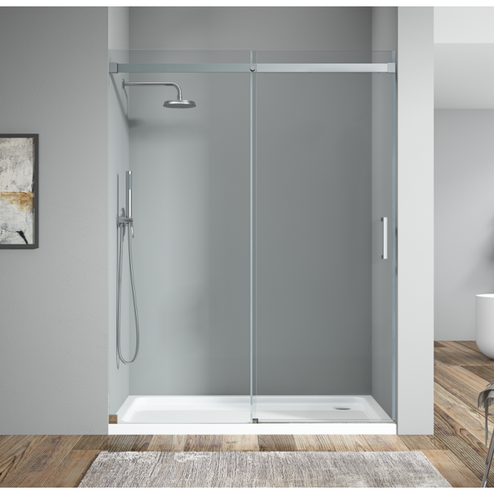 Двері в нішу Koer SR SD02-140x200-TR-01 прозоре скло Easy Clean 8мм, хром (KR5383) Двері в нішу Koer SR SD02-140x200-TR-01 прозоре скло Easy Clean 8мм, хром (KR5383)