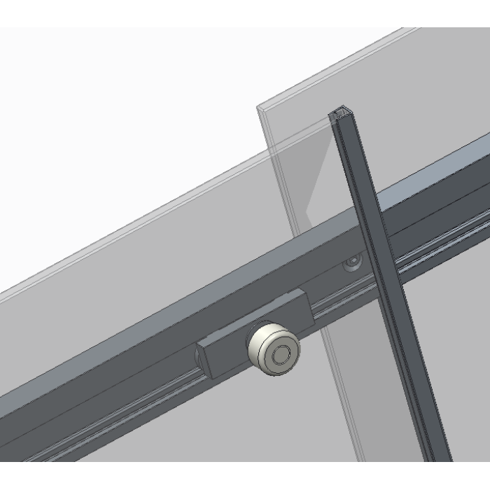 Двері в нішу Koer SR SD02-140x200-TR-01 прозоре скло Easy Clean 8мм, хром (KR5383) Двері в нішу Koer SR SD02-140x200-TR-01 прозоре скло Easy Clean 8мм, хром (KR5383)