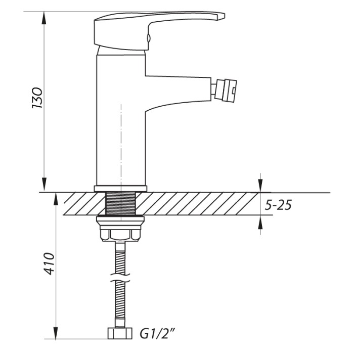 Змішувач для біде Zerix STD 181 (ZX0195) Змішувач для біде Zerix STD 181 (ZX0195)