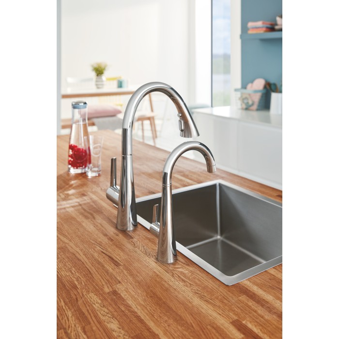 Змішувач для кухні з висувним виливом Grohe Zedra (32294002) Змішувач для кухні з висувним виливом Grohe Zedra (32294002)