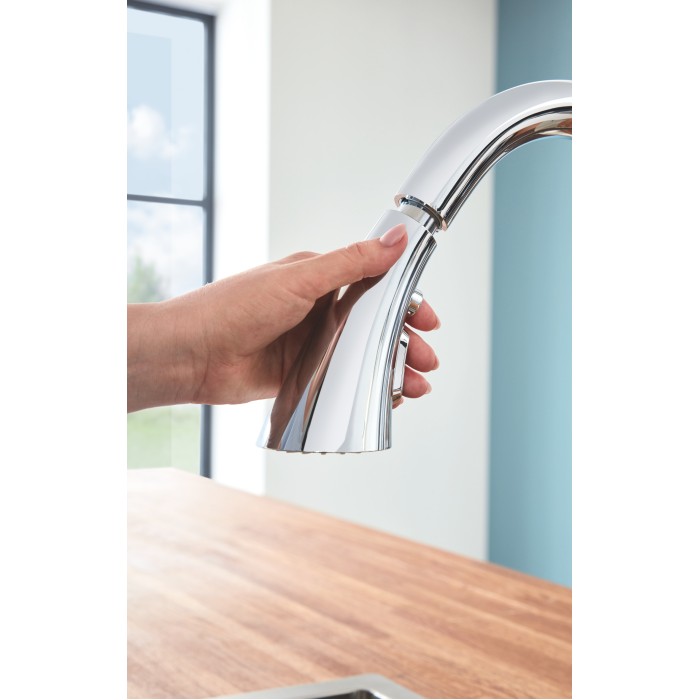 Змішувач для кухні з висувним виливом Grohe Zedra (32294002) Змішувач для кухні з висувним виливом Grohe Zedra (32294002)