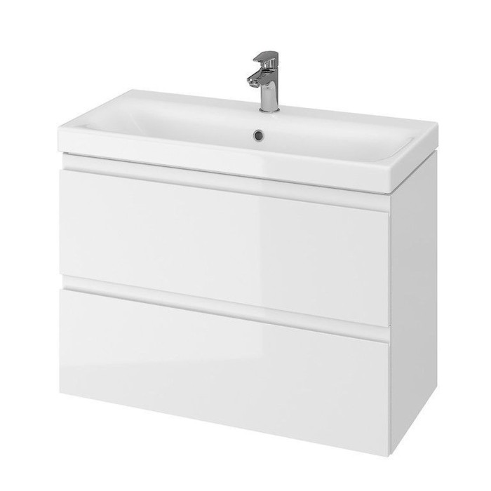 CET B06 MODUO SLIM шафка з умивальником MODUO SLIM 80 біла CET B06 MODUO SLIM шафка з умивальником MODUO SLIM 80 біла