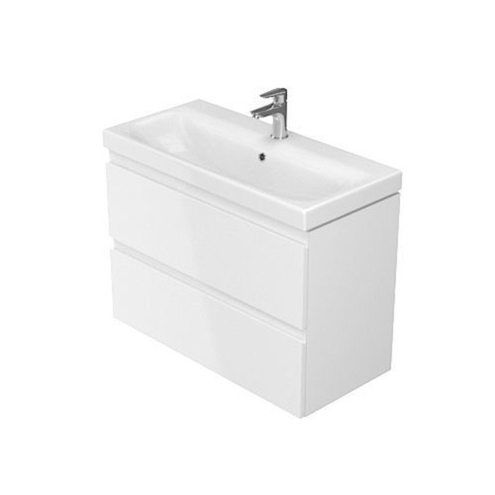 CET B06 MODUO SLIM шафка з умивальником MODUO SLIM 80 біла CET B06 MODUO SLIM шафка з умивальником MODUO SLIM 80 біла