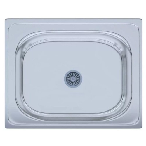 Мийка нерж.UA 4050 товщ-0.4mm, р-р-400*500*140mm Polish (накладна) {40}