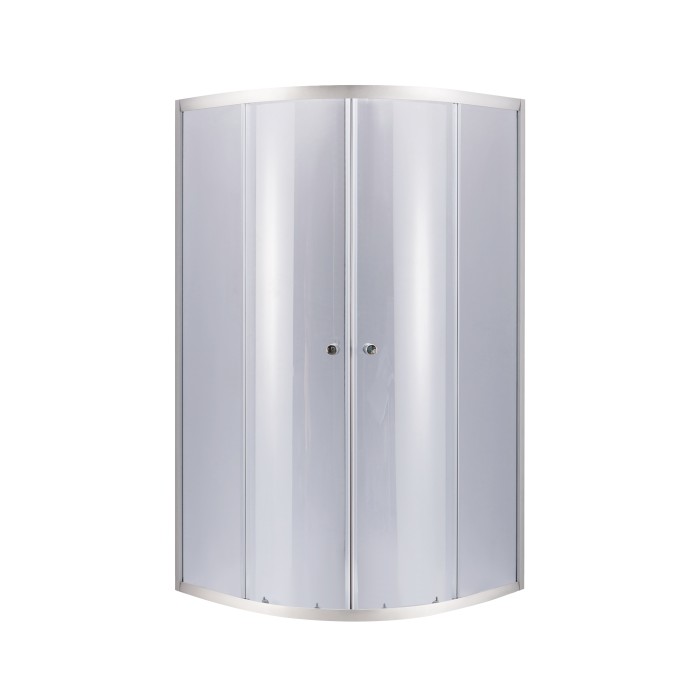 Набір Lidz душова кабіна Latwa SC80x80.SAT.LOW.GR, скло тоноване 4 мм + піддон Kupala