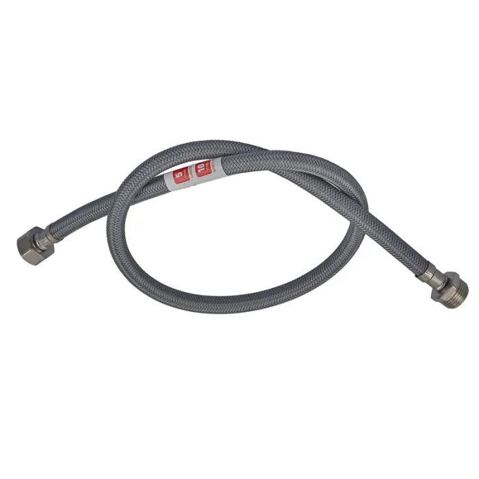 Гнучке підведення Zerix ZHN-02-FM1/2"-080 (нейлонове обплетення, гайки нерж) (ZX5150) Гнучке підведення Zerix ZHN-02-FM1/2"-080 (нейлонове обплетення, гайки нерж) (ZX5150)