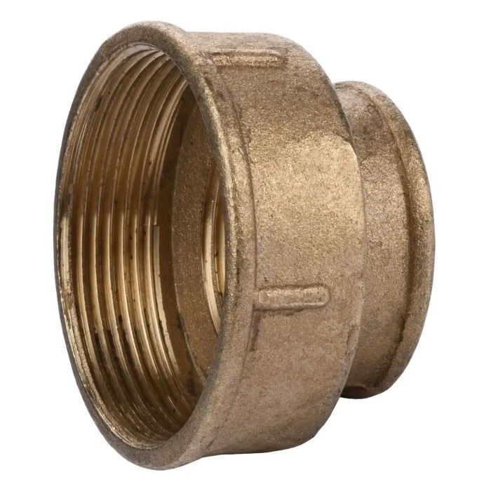 Муфта редукційна 2″х 1 1/4″ВВ латунна посилена 322-1Б Муфта редукційна 2″х 1 1/4″ВВ латунна посилена 322-1Б