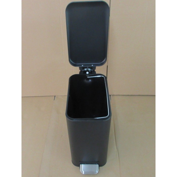 Відро для сміття з плавним закриттям прямокутне Mixxus Diverse-TC0312 Black 12л колір чорний (MI7091) Відро для сміття з плавним закриттям прямокутне Mixxus Diverse-TC0312 Black 12л колір чорний (MI7091)